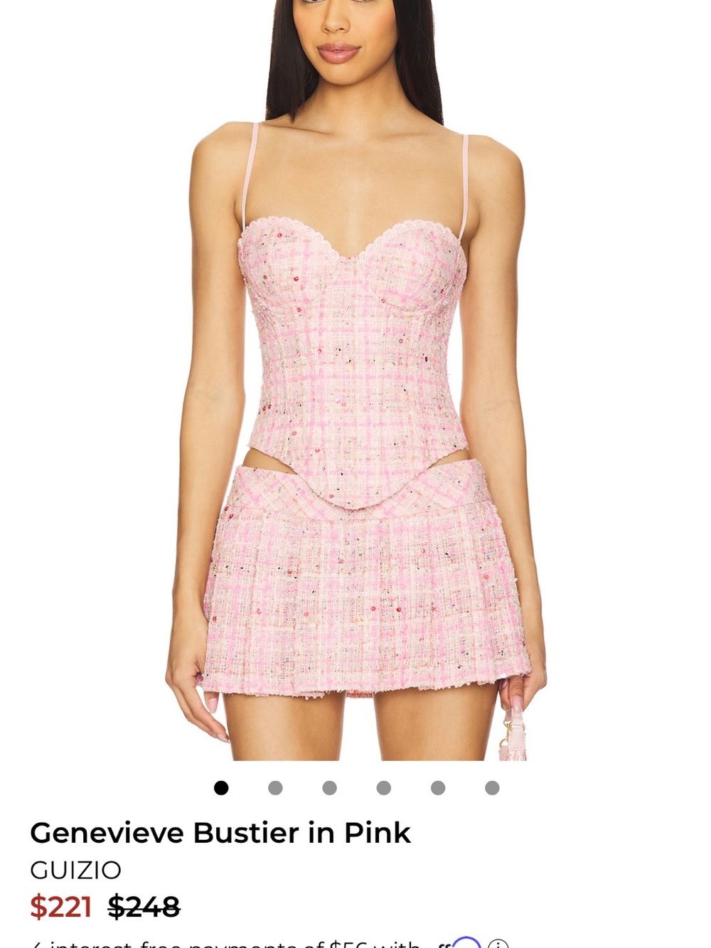 Guizio corset and skirt set